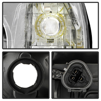 SPYDER 01-03 Hyundai Santa Fe OEM Style Headlights - Chrome (HD-JH-HYSAF01-C) 9054761