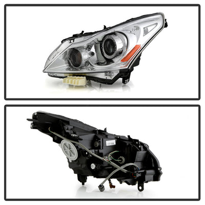 SPYDER XTune 10-15 Infiniti G25/G37 4Dr Sedan (Fit HID) Headlight Left (HD-JH-IG3710-4D-HID-L) 9949951