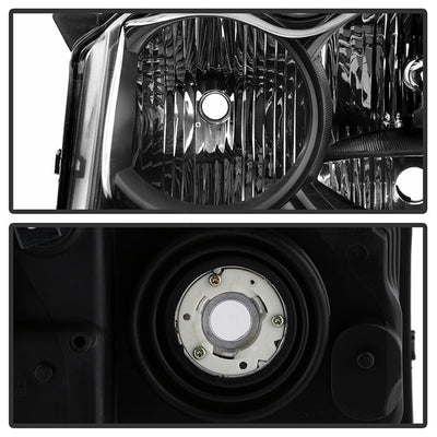 SPYDER Xtune Jeep Grand Cherokee 05-07 Crystal Headlights Black HD-JH-JGC05-AM-BK 9023248