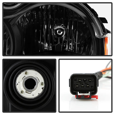 SPYDER Xtune Jeep Grand Cherokee 05-07 Crystal Headlights Black Smoked HD-JH-JGC05-AM-BSM 9033780