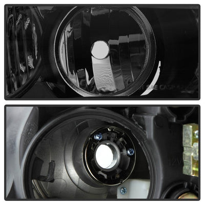 SPYDER xTune Mitsubishi Lancer 08-15 OE Style Headlights - Black Smoke HD-JH-ML08-AM-BSM 9937552