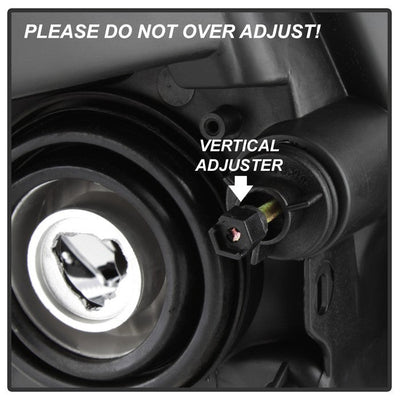 SPYDER Xtune Nissan Altima 07-09 Sedan Crystal Headlights Halogen Model Only Smoke HD-JH-NA07-AM-C 9024023