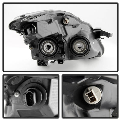 SPYDER Xtune Nissan Altima Coupe 08-09 Halogen Only OEM Headlights Chrome HD-JH-NA08-2D-C 9029707