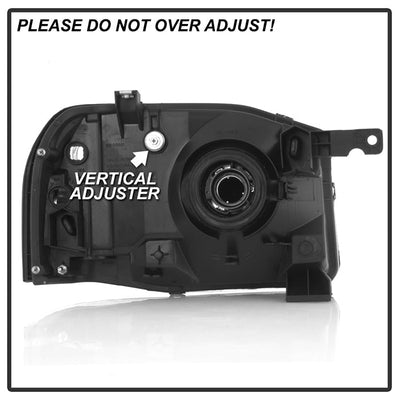 SPYDER xTune 01-04 Nissan Frontier OEM Headlights - Black (HD-JH-NF01-AM-BK) 9042768