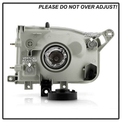 SPYDER 99-04 Nissan Pathfinder OEM Style Headlights - Set - Chrome (HD-JH-NF99-AM-C) 9054778