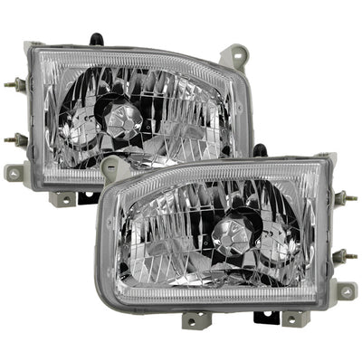 SPYDER 99-04 Nissan Pathfinder OEM Style Headlights - Set - Chrome (HD-JH-NF99-AM-C) 9054778