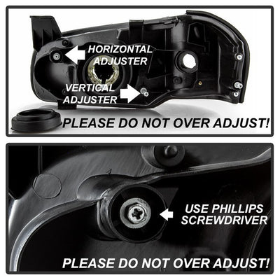 SPYDER xTune 00-01 Nissan Maxima (Excl 20th Anniversary Edition) OEM Headlights - Black (HD-JH-NM00-BK) 9042782