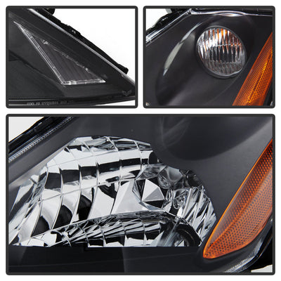 SPYDER Xtune Nissan Murano 03-07 (Not Hid Model) Crystal Headlights Black HD-JH-NMU03-AM-BK 9023590