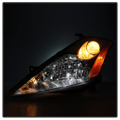 SPYDER Xtune Nissan Murano 03-07 (Not Hid Model) Crystal Headlights Chrome HD-JH-NMU03-AM-C 9023606