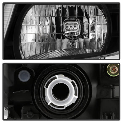 SPYDER Xtune Nissan Pathfinder 08-11 Amber Crystal Headlights Black HD-JH-NP08-AM-BK 5072887
