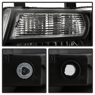 SPYDER Xtune Nissan Pathfinder 08-11 Amber Crystal Headlights Black HD-JH-NP08-AM-BK 5072887