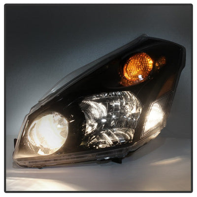 SPYDER Xtune Nissan Quest 04-09 Crystal Headlights Black HD-JH-NQ04-AM-BK 9023422