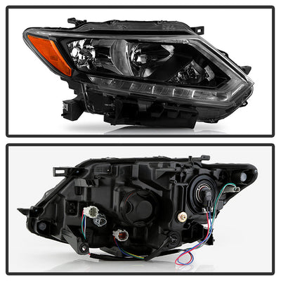 SPYDER xTune 14-16 Nissan Rogue Passenger Side Halogen Headlight - OEM Right (HD-JH-NROG14-OE-R) 9044236