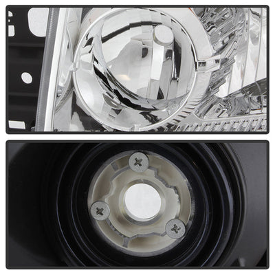 SPYDER xTune 04-07 Nissan Armada OEM Headlights - Chrome (HD-JH-NTI08-AM-C) 9037924