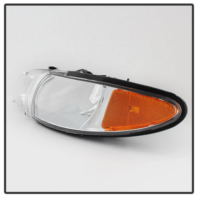 SPYDER Xtune Pontiac Grand Prix 97-03 Crystal Headlights w/ Amber Corner Lights HD-JH-PGPRIX-SET-AM-C 9023453