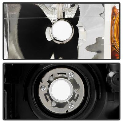 SPYDER 00-02  Saturn L Series OEM Style Headlights - Set - Chrome (HD-JH-SALS00-AM-C) 9054785