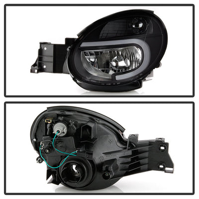 SPYDER xTune Subaru Impreza 14-16 Headlights With Light Tube DRL - Black HD-JH-SI02-LB-BK 9047411