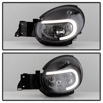 SPYDER xTune Subaru Impreza 14-16 Headlights With Light Tube DRL - Black HD-JH-SI02-LB-BK 9047411
