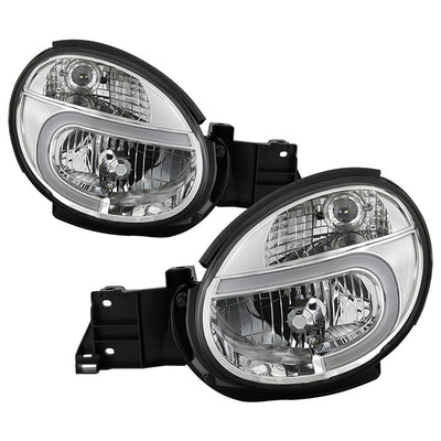 SPYDER xTune 02-03 Subaru WRX Headlights w/ Light Tube DRL (HD-JH-SI02-LB-C) 9047428