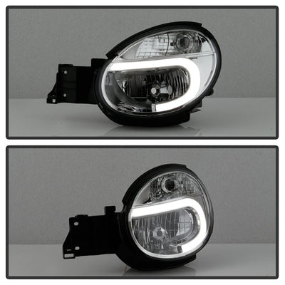 SPYDER xTune 02-03 Subaru WRX Headlights w/ Light Tube DRL (HD-JH-SI02-LB-C) 9047428