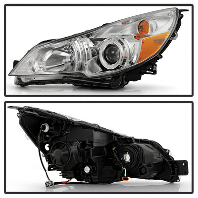 SPYDER xTune Subaru Legacy 10-12 / Outback 10-12 OEM Style Headlights - Chrome (HD-JH-SLEG10-AM-C) 9041099