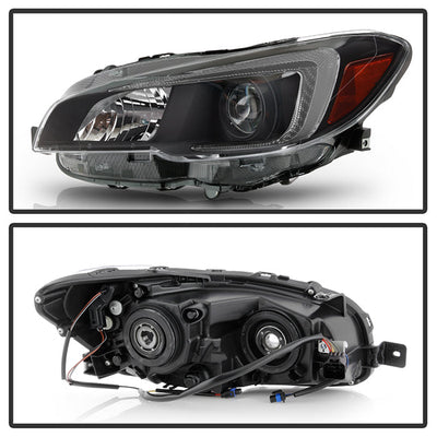 SPYDER 15-19 Subaru WRX Halogen Models Only OEM Style Headlights - Black 9049156