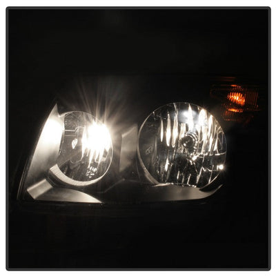 SPYDER Xtune Toyota 4Runner 03-05 Crystal Headlights Black HD-JH-T4R03-AM-BK 9023583
