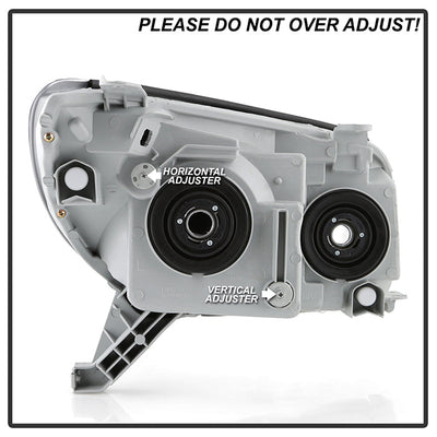 SPYDER Xtune Toyota 4Runner 03-05 Crystal Headlights Black HD-JH-T4R03-AM-BK 9023583