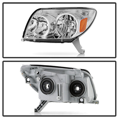 SPYDER Xtune Toyota 4Runner 03-05 Crystal Headlights Chrome HD-JH-T4R03-AM-C 9023576