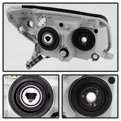 SPYDER Xtune Toyota 4Runner 06-09 Crystal Headlights Chrome HD-JH-T4R06-AM-C 9023743