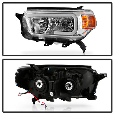 xTune Toyota 4Runner 2010-2013 LED Light Bar Headlights - Chrome - HD-JH-T4R10-LB-C 9050176