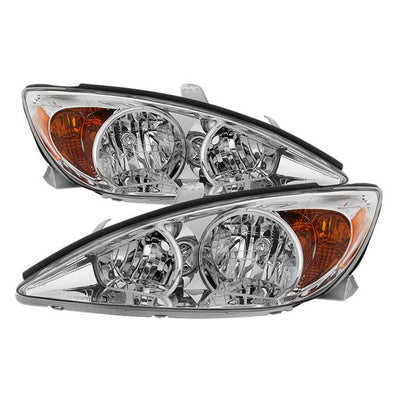 SPYDER Xtune Toyota Camry 2002-2004 OEM Style Headlights -Chrome HD-JH-TCAM02-AM-C 9029745