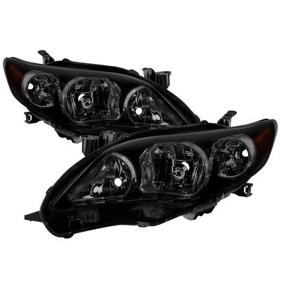SPYDER xTune Toyota Corolla 11-13 S XRS OE Style Headlights - Black Smoke HD-JH-TCO11-AM-BSM 9937576