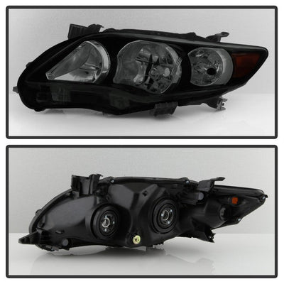 SPYDER xTune Toyota Corolla 11-13 S XRS OE Style Headlights - Black Smoke HD-JH-TCO11-AM-BSM 9937576