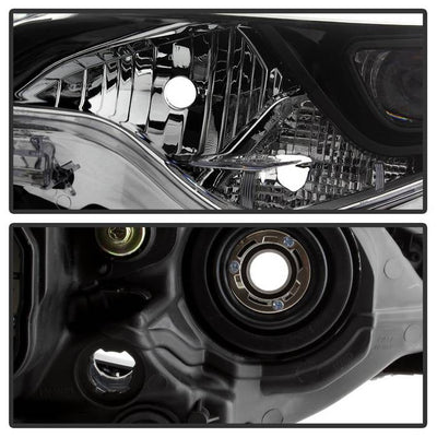 SPYDER xTune 14-16 Toyota Corolla OEM LED Headlights - Black w/Chrome (HD-JH-TCOL14-OE-BK) 9943713