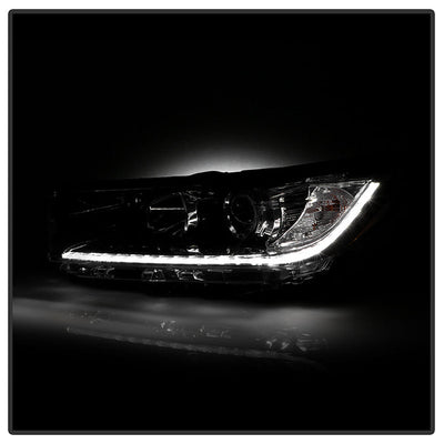 xTune Toyota Highlander 17-19 w/LED DRL Halogen Headlight - OE Black Left HD-JH-THIGH17SE-OE-BK-L 9949470
