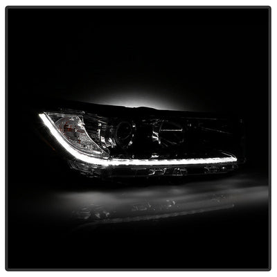 xTune Toyota Highlander 17-19 w/LED DRL Halogen Headlight - OE Black Right HD-JH-THIGH17SE-OE-BK-R 9949487