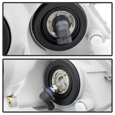 SPYDER Xtune Toyota Matrix 03-08 Crystal Headlights Chrome HD-JH-TM03-AM-C 9023729