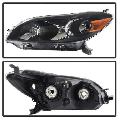 SPYDER xTune 09-13 Toyota Matrix OEM Style Headlights - Black (HD-JH-TM09-AM-BK) 9039164