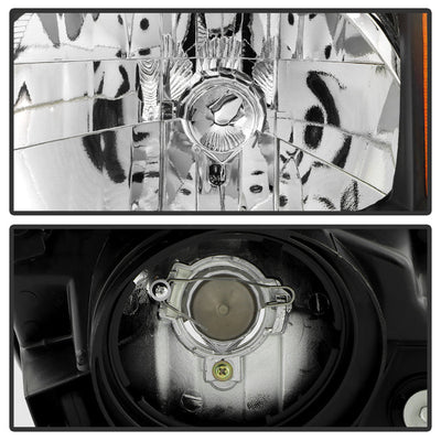 SPYDER xTune Toyota Prius Halogen Models Only 06-09 OEM Style Headlights - Black HD-JH-TPRI06-AM-BK 9035968