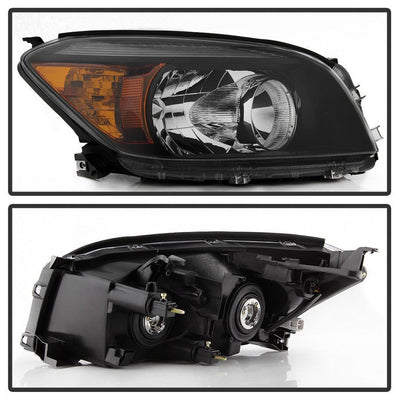 SPYDER xTune 06-08 Toyota RAV4 OEM Style Headlights - Black (HD-JH-TRAV06-AM-BK) 9042850