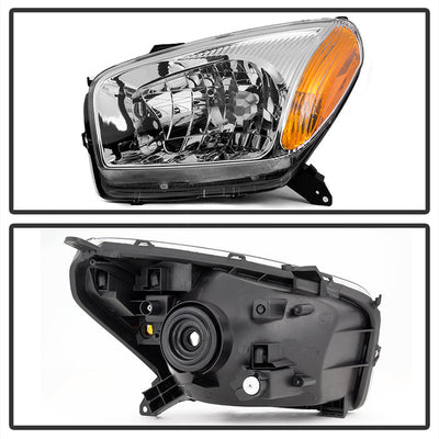 SPYDER xTune Toyota RAV4 2001-2003 OEM Style Headlights - Chrome HD-JH-TRAV4-AM-C 9036002
