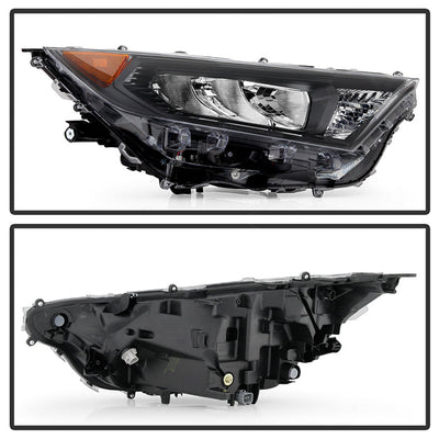 xTune Toyota RAV4 19-20 Passenger Side Black Bezel LED Headlights - OE Right HD-JH-TRAV419-OE-BK-R 9949166