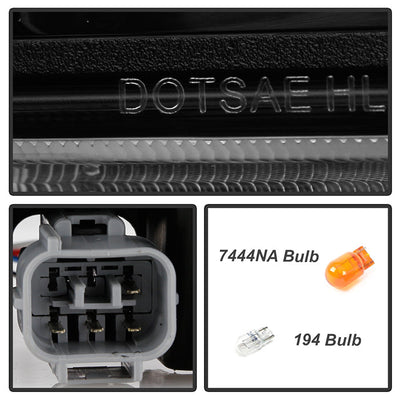 xTune Toyota RAV4 19-20 Passenger Side Black Bezel LED Headlights - OE Right HD-JH-TRAV419-OE-BK-R 9949166
