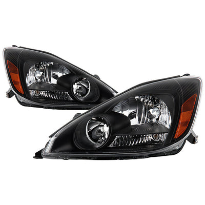 SPYDER xTune 04-05 Toyota Sienna Halogen ONLY OEM Style Headlights - Black (HD-JH-TSIE04-AM-BK) 9047565