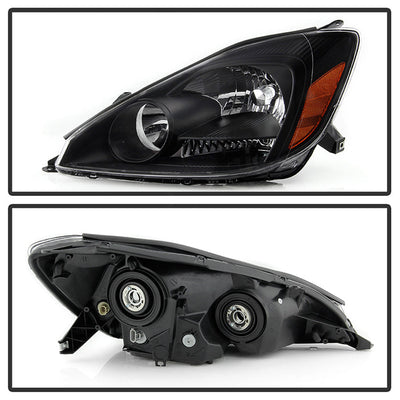 SPYDER xTune 04-05 Toyota Sienna Halogen ONLY OEM Style Headlights - Black (HD-JH-TSIE04-AM-BK) 9047565