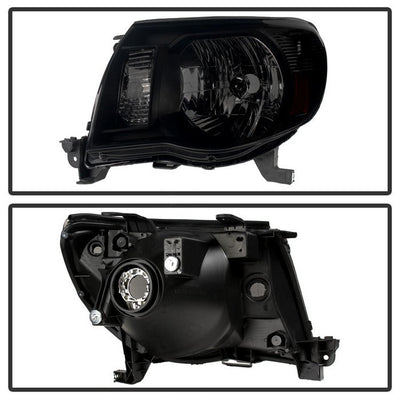 SPYDER Xtune Toyota Tacoma 05-11 Amber Crystal Headlights Black Smoked HD-JH-TT05-AM-BSM 9030420
