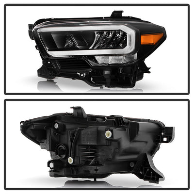 SPYDER Xtune 20-22 Toyota Tacoma Full LED w/DRL Headlight - OE Black Left (HD-JH-TTA20-FLED-OE-BK-L) 9953323