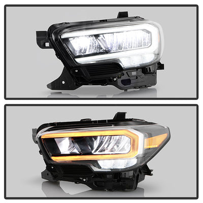 SPYDER Xtune 20-22 Toyota Tacoma Full LED w/DRL Headlight - OE Left (HD-JH-TTA20-FLED-OE-L) 9953309