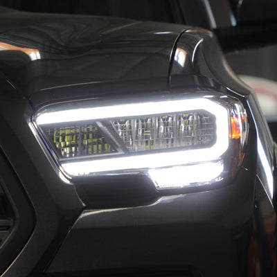 SPYDER Xtune 20-22 Toyota Tacoma Full LED w/DRL Headlight - OE Left (HD-JH-TTA20-FLED-OE-L) 9953309